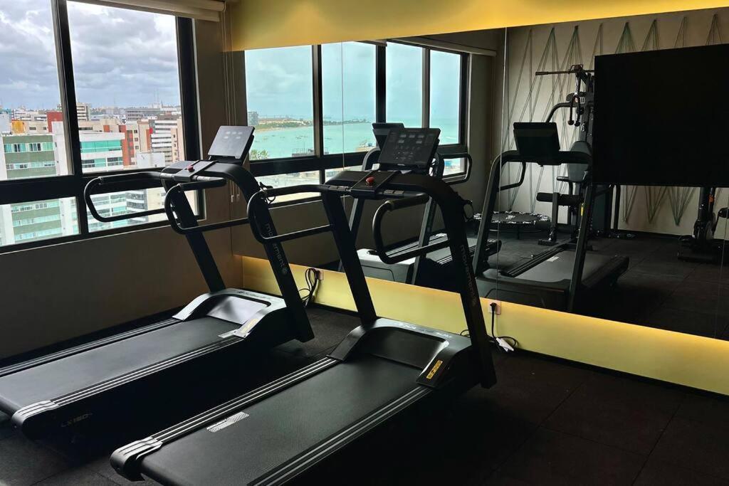 Smart Stay 1103 Na Praia De Ponta Verde - Piscina - Academia - Ar Na Sala - Coworking - A 200M Da Praia Maceió Extérieur photo