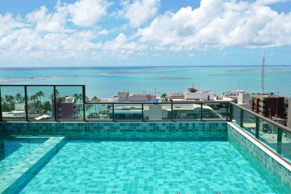 Smart Stay 1103 Na Praia De Ponta Verde - Piscina - Academia - Ar Na Sala - Coworking - A 200M Da Praia Maceió Extérieur photo