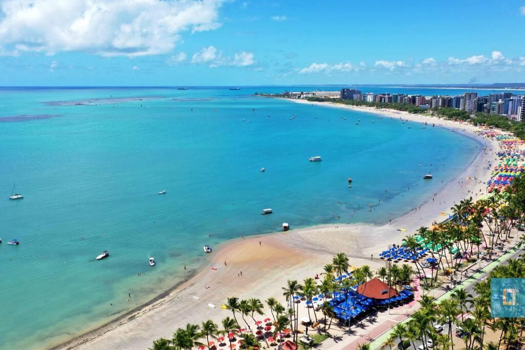 Smart Stay 1103 Na Praia De Ponta Verde - Piscina - Academia - Ar Na Sala - Coworking - A 200M Da Praia Maceió Extérieur photo