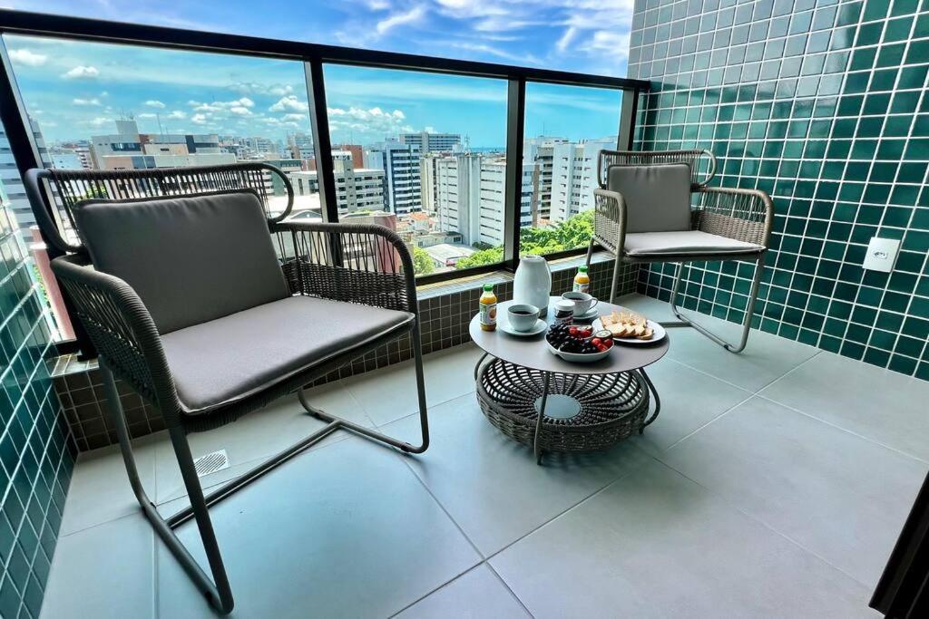 Smart Stay 1103 Na Praia De Ponta Verde - Piscina - Academia - Ar Na Sala - Coworking - A 200M Da Praia Maceió Extérieur photo