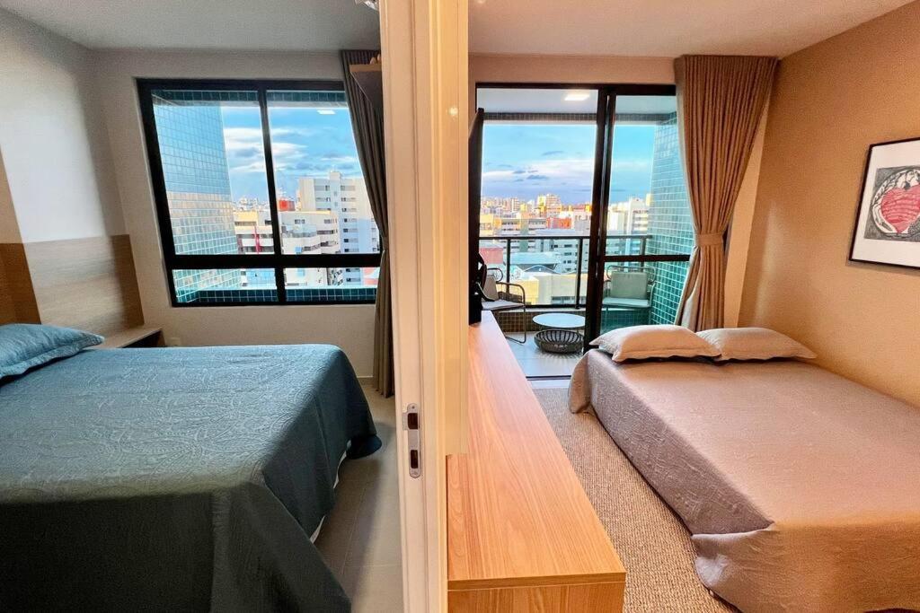 Smart Stay 1103 Na Praia De Ponta Verde - Piscina - Academia - Ar Na Sala - Coworking - A 200M Da Praia Maceió Extérieur photo