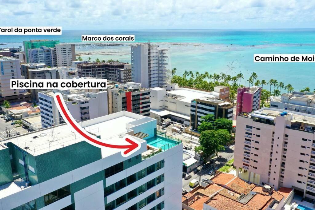 Smart Stay 1103 Na Praia De Ponta Verde - Piscina - Academia - Ar Na Sala - Coworking - A 200M Da Praia Maceió Extérieur photo
