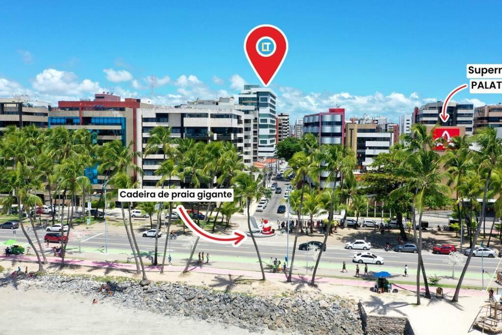 Smart Stay 1103 Na Praia De Ponta Verde - Piscina - Academia - Ar Na Sala - Coworking - A 200M Da Praia Maceió Extérieur photo